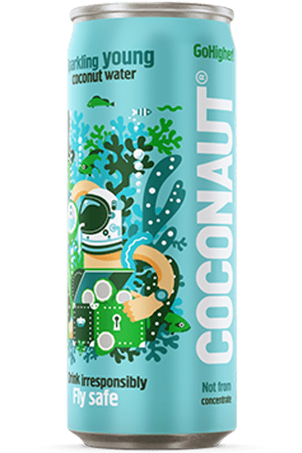 Coconaut Go Higher Sparkling - 320ml Young Coconut Water