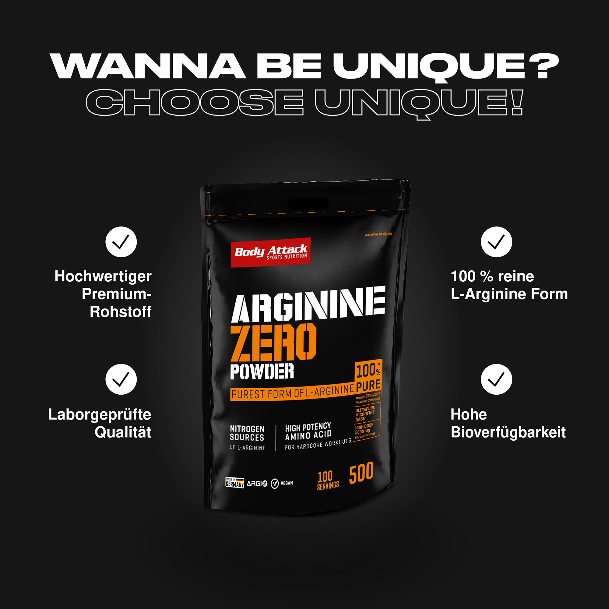 100 % Arginine Zero